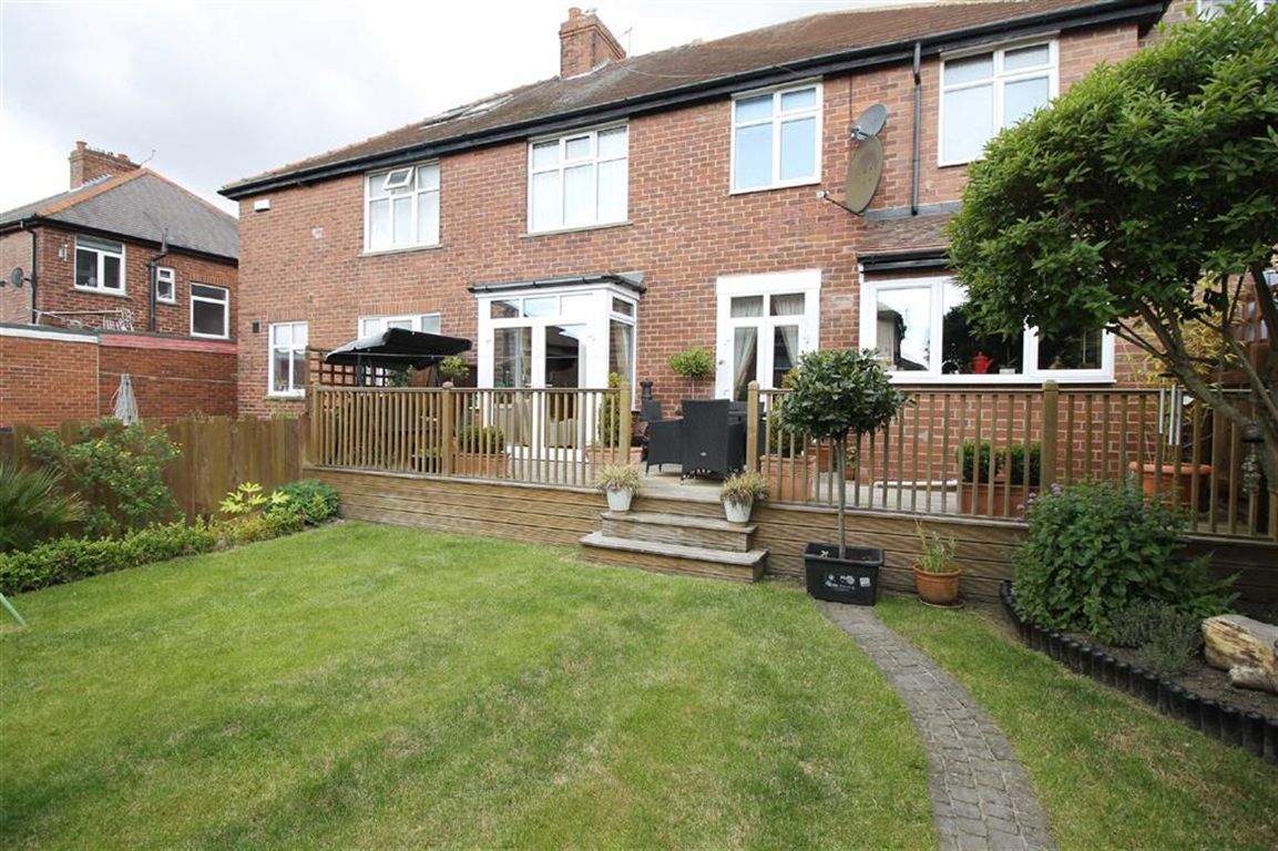 Rear Garden Swaledale Gardens, Newcastle Upon Tyne,