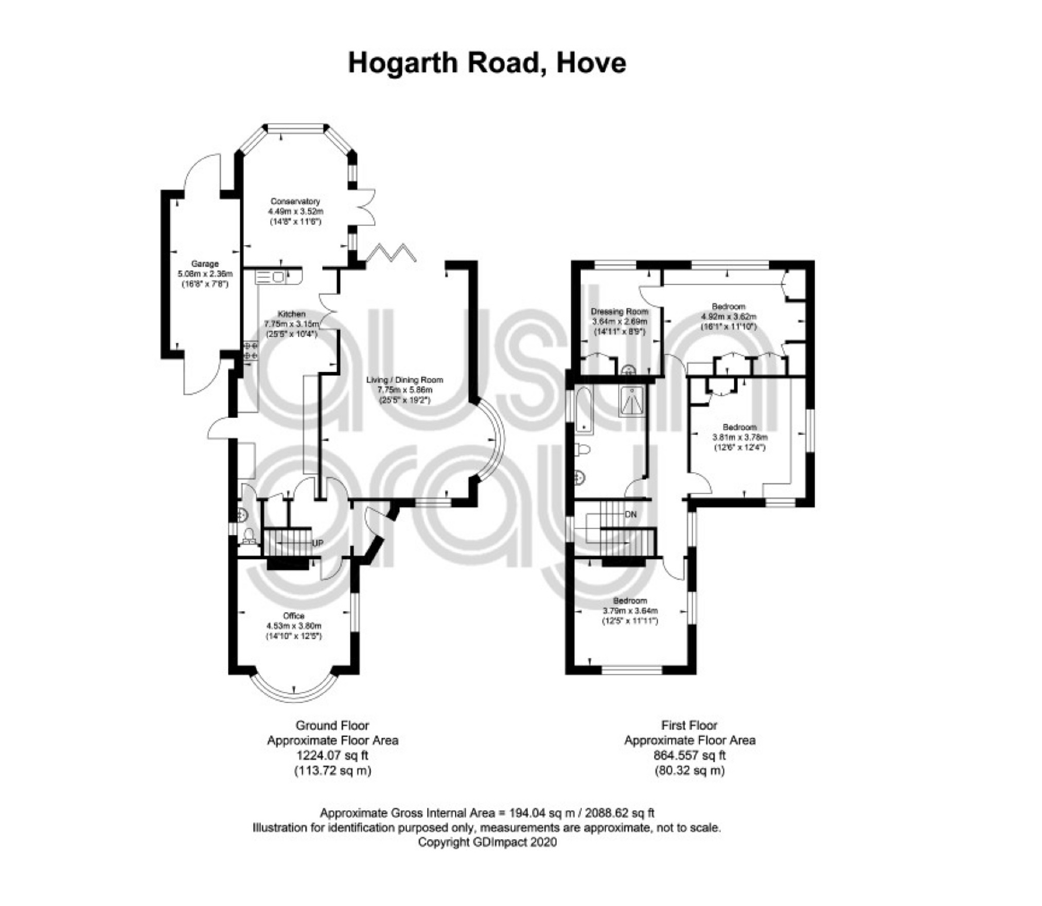3Bedroom House For Sale in Hogarth Road, Hove Austin Gray