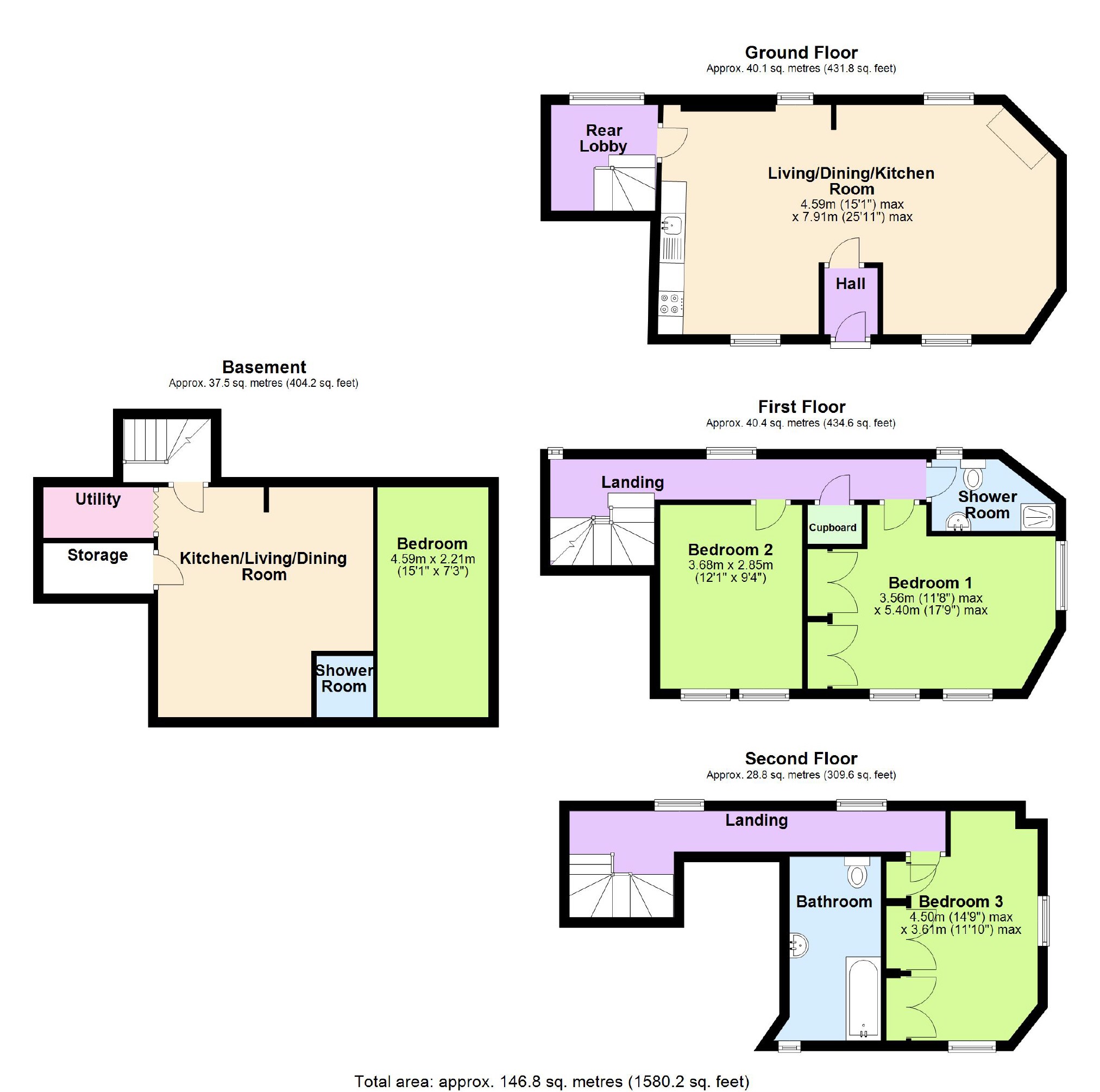 SemiDetached House for sale in Norton Street, Knighton, Powys LD7 1ET